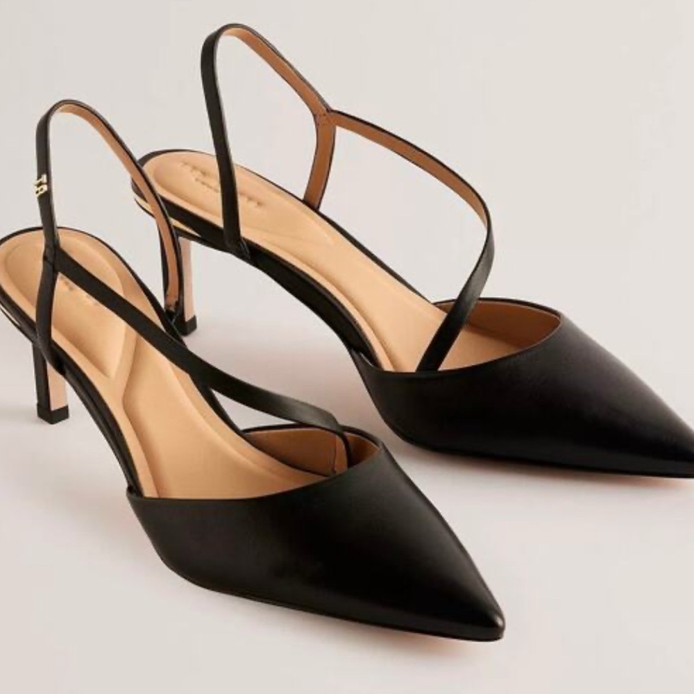 Ted Baker Black Slingback Heels